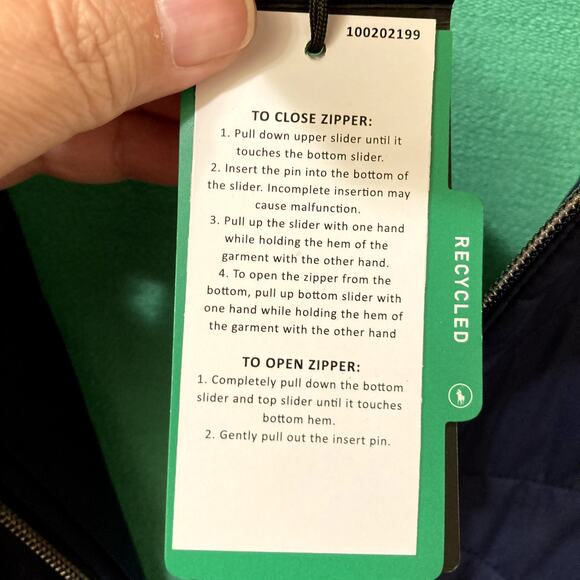 RLX Ralph Lauren Performance Hybrid Golf Vest Full Zip Navy/Green Size XXL NWT - Picture 15 of 16